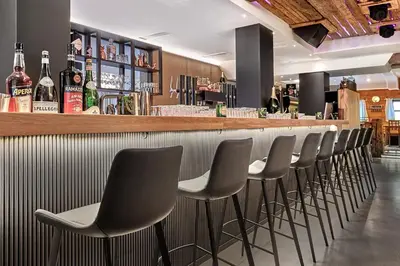 Lounge oder Bar in der Unterkunft Hotel Happy Filzmoos