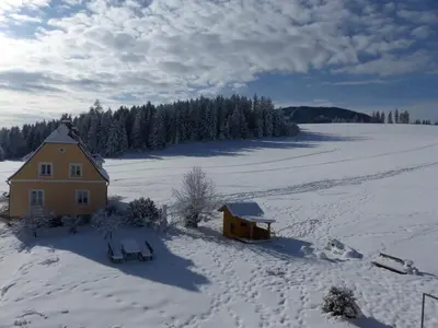 Ferienhaus Wohleser im Winter
