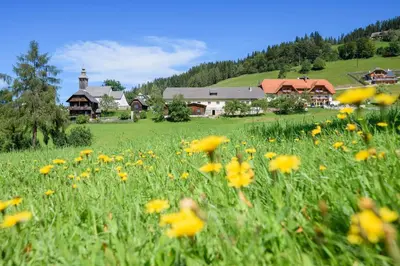 Naturlandschaft in der Nähe des Gasthauses
