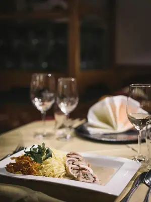 Essen im Gasthaus oder in der Nähe