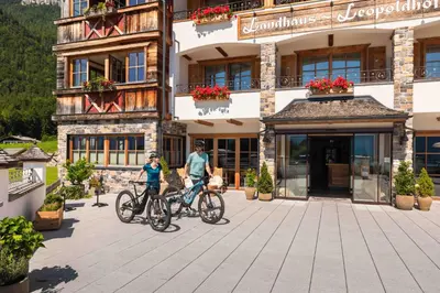 Radfahren an der Unterkunft Landhaus Leopoldhof oder in der Nähe