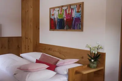 Ein Bett oder Betten in einem Zimmer der Unterkunft Haus Berghoamat