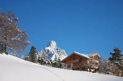 Haus Berghoamat im Winter