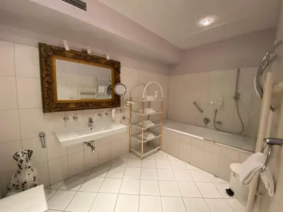 Ein Badezimmer in der Unterkunft Ferienappartement Auerhahn