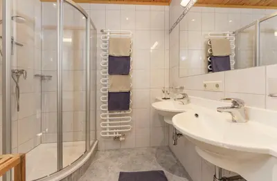 Ein Badezimmer in der Unterkunft Kainreiterhof