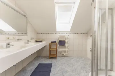 Ein Badezimmer in der Unterkunft Kainreiterhof