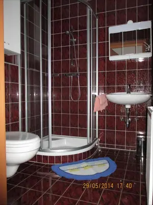 Ein Badezimmer in der Unterkunft Ferienwohnung A 55 m2
