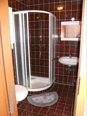 Ein Badezimmer in der Unterkunft Ferienwohnung A 55 m2