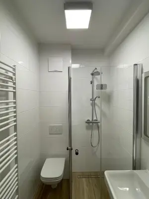 Ein Badezimmer in der Unterkunft Sprungschanze Haus