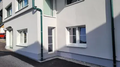 Das Gebäude in dem sich die Ferienwohnung befindet