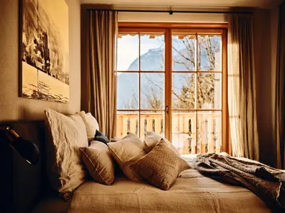 Ein Bett oder Betten in einem Zimmer der Unterkunft TAUROA Krenn