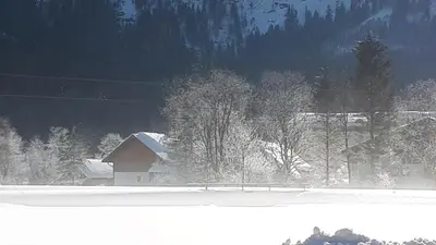 Haus Bellevue im Winter
