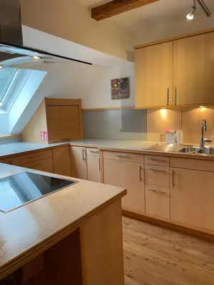 Küche/Küchenzeile in der Unterkunft Loft Krämerhaus Annaberg, Dachstein West