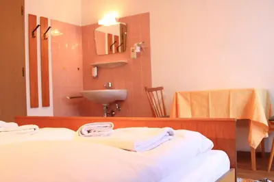 Ein Bett oder Betten in einem Zimmer der Unterkunft #hostFLACHAU1