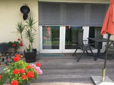 Ein Balkon oder eine Terrasse in der Unterkunft Appartement Rettensteiner