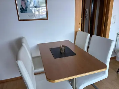 Ein Sitzbereich in der Unterkunft Appartement Rettensteiner