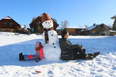 beim Tischler im Winter