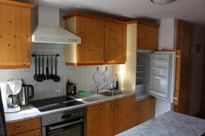 Küche/Küchenzeile in der Unterkunft Ferienhaus Margotti