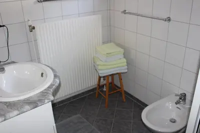 Ein Badezimmer in der Unterkunft Ferienhaus Margotti