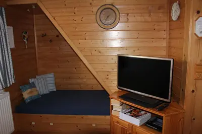 TV/Unterhaltungsangebot in der Unterkunft Ferienhaus Margotti