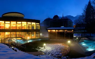 Der Swimmingpool an oder in der Nähe von Ferienwohnung Heindl