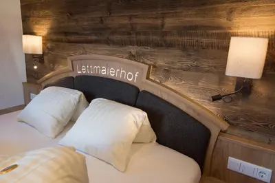 Ein Bett oder Betten in einem Zimmer der Unterkunft Lettmaierhof