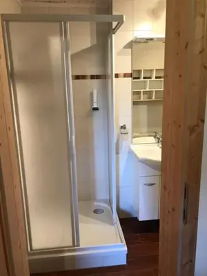 Ein Badezimmer in der Unterkunft Ferienwohnung Hochsteinalm