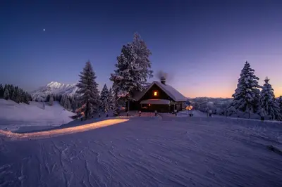Jagdhütte Gammeringalm im Winter
