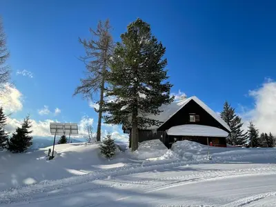 Jagdhütte Gammeringalm im Winter