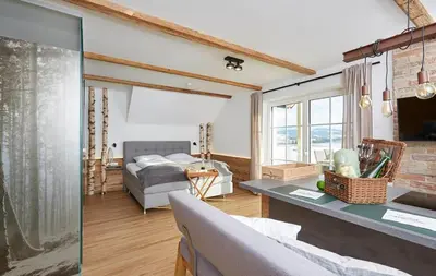 Ein Bett oder Betten in einem Zimmer der Unterkunft Grafhaidergut - Urlaub am Bauernhof - Auszeit am Land