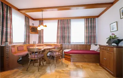 Ein Sitzbereich in der Unterkunft Ferienhaus Mit Pool St Koloman