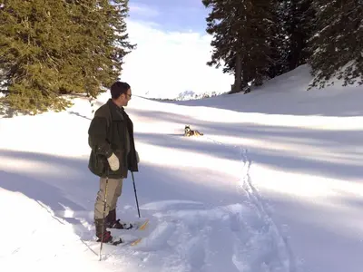 Knödl-Alm Waldhäusl im Winter
