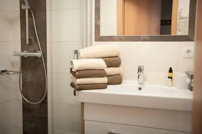 Ein Badezimmer in der Unterkunft Frühstückspension Auer - Haus Kargl
