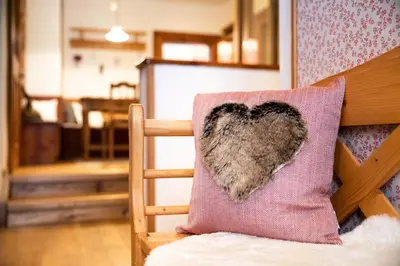 Ein Bett oder Betten in einem Zimmer der Unterkunft Haus Weidmannsheil - Wohnen im romantischen Forsthaus