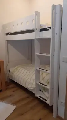 Ein Bett oder Betten in einem Zimmer der Unterkunft Ferienhaus Gerlach