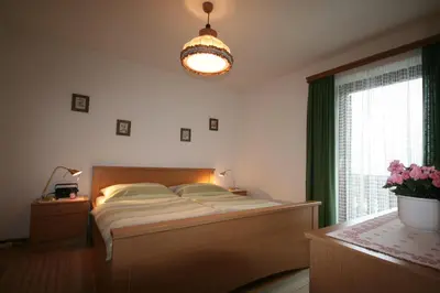 Ein Bett oder Betten in einem Zimmer der Unterkunft Haus Ebner