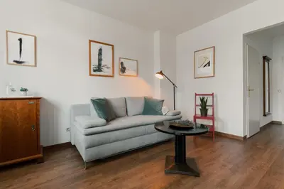 Ein Sitzbereich in der Unterkunft Hotel Esplanade