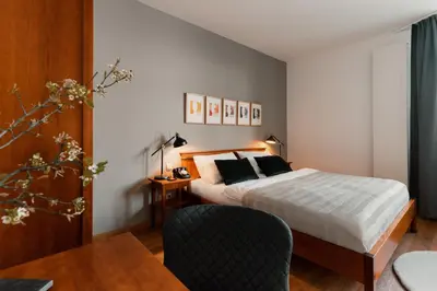 Ein Bett oder Betten in einem Zimmer der Unterkunft Hotel Esplanade