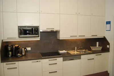 Küche/Küchenzeile in der Unterkunft Haus Schraberger