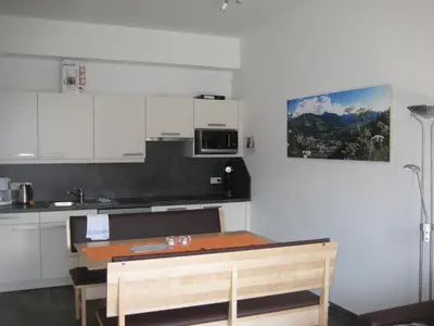 Küche/Küchenzeile in der Unterkunft Haus Schraberger