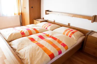 Ein Bett oder Betten in einem Zimmer der Unterkunft Ferienhaus Meissnitzer