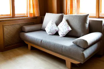Ein Sitzbereich in der Unterkunft Ferienhaus Meissnitzer