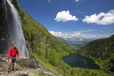 Naturlandschaft in der Nähe des Ferienhauses