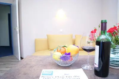 Getränke in der Unterkunft Apartments Hartsleben