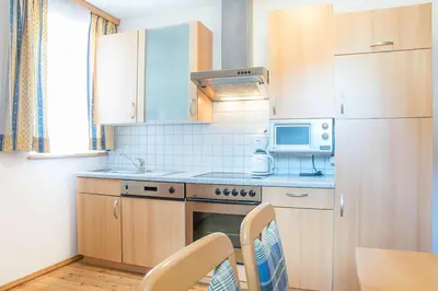 Küche/Küchenzeile in der Unterkunft Appartement Schizentrum Grosseck - Speiereck