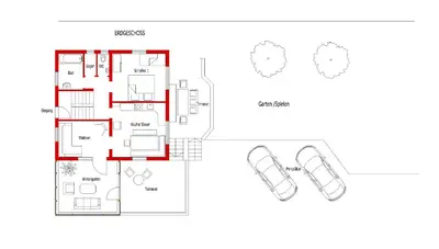 Grundriss der Unterkunft Chalet Sonnrain