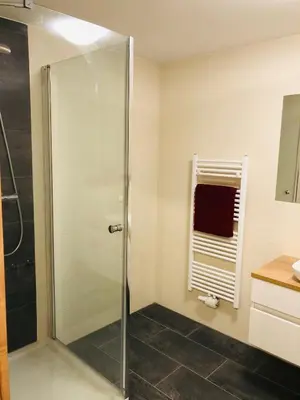 Ein Badezimmer in der Unterkunft Pernerhof