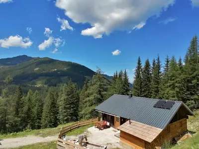 Naturlandschaft in der Nähe des Chalets
