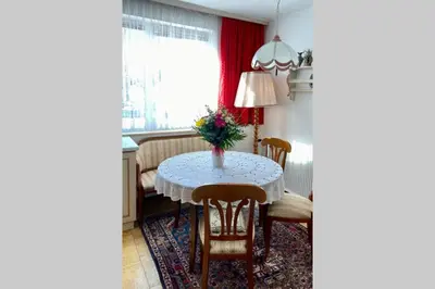 Ein Sitzbereich in der Unterkunft Apartment Linda