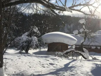 Appartementhaus Finis im Winter